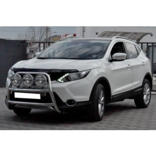 Defensa Delantera WT018 (Acero Inoxidable) Nissan Qashqai 2014-2021 foto 3
