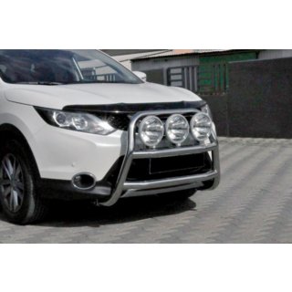 Defensa Delantera WT018 (Acero Inoxidable) Nissan Qashqai 2014-2021 foto 4
