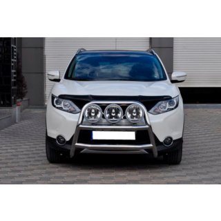 Defensa Delantera WT018 (Acero Inoxidable) Nissan Qashqai 2014-2021 foto 2