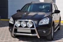 Nissan Qashqai 2010-2014 Defensa Delantera WT018 (Acero Inoxidable) foto 3