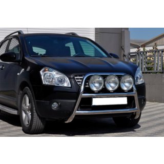 Defensa Delantera WT018 (Acero Inoxidable) Nissan Qashqai 2010-2014 foto 2