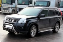 Nissan X-trail T31 2007-2014 Defensa Delantera WT002 (Acero Inoxidable) foto 3