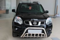 Nissan X-trail T31 2007-2014 Defensa Delantera WT002 (Acero Inoxidable) foto 4