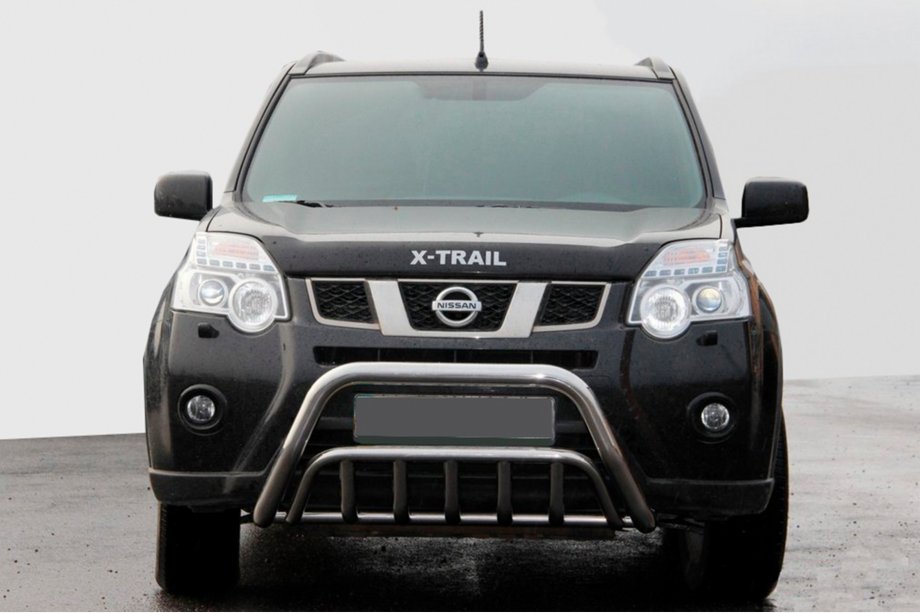 Nissan X-trail T31 2007-2014 Defensa Delantera WT002 (Acero Inoxidable) Image