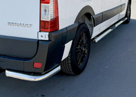 Renault Master 2011-2023 Barras Laterales BB002 (2 uds., Acero Inoxidable) foto 7