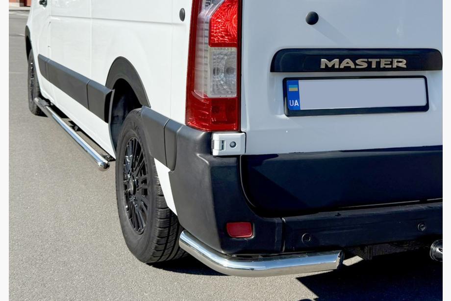 Renault Master 2011-2023 Barras Laterales BB002 (2 uds., Acero Inoxidable) Foto 8