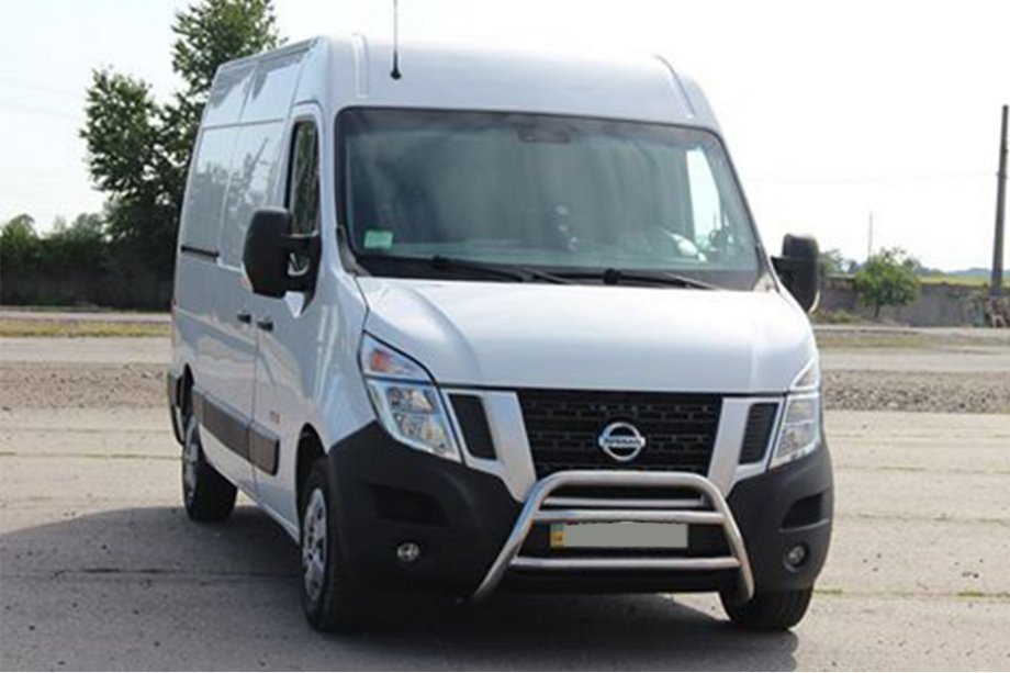 Renault Master 2011-2023 Defensa Delantera WT022 (Acero Inoxidable) Image