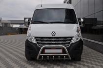 Opel Movano 2010-2021 Defensa Delantera WT003 (Acero Inoxidable) foto 1