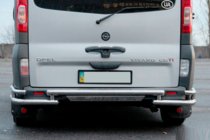 Nissan Primastar 2002-2014 Protector Trasero AK-Special (Acero Inoxidable) foto 3
