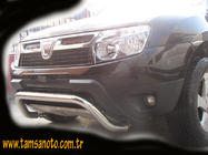 Dacia Duster 2008-2018 Defensa Delantera ST011 (Acero Inoxidable) foto 5