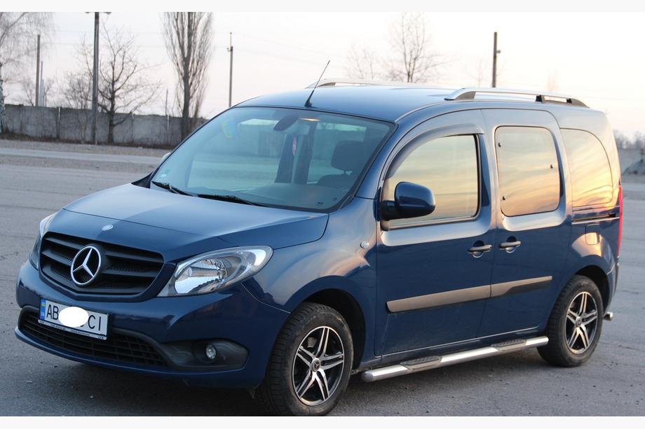 Mercedes Citan 2013-2021 Tubos Laterales (2 uds., Acero Inoxidable) 60 mm, batalla corta, sin insertos de plástico Foto 3
