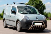 Renault Kangoo 2008–2020 Defensa Delantera WT002 (Acero Inoxidable) foto 2