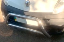 Renault Kangoo 2008–2020 Defensa Delantera WT002 (Acero Inoxidable) foto 3