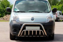 Renault Kangoo 2008–2020 Defensa Delantera WT002 (Acero Inoxidable) foto 1