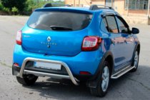 Dacia Sandero 2013-2020 Barra Trasera AK007 (Acero Inoxidable) foto 2