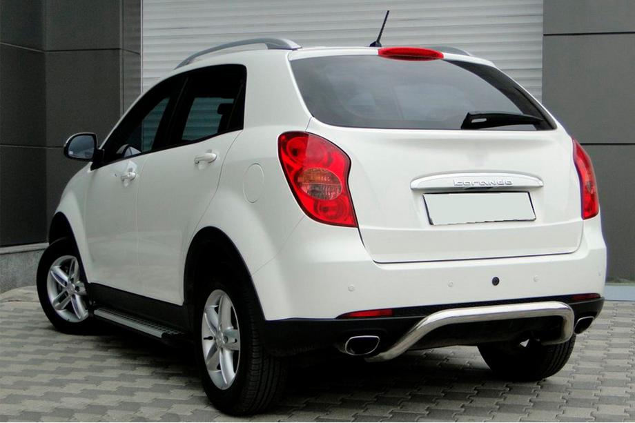 SsangYong Korando 2010-2019 Barra Trasera AK006 Acero Inoxidable Image
