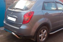 SsangYong Korando 2010-2019 Barra Trasera AK007 (Acero Inoxidable) foto 2