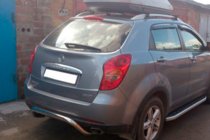 SsangYong Korando 2010-2019 Barra Trasera AK007 (Acero Inoxidable) foto 4