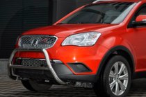 SsangYong Korando 2010-2019 Defensa Delantera WT005 (Acero Inoxidable) foto 4