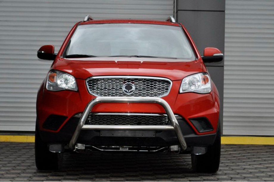 SsangYong Korando 2010-2019 Defensa Delantera WT005 (Acero Inoxidable) Image