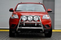 SsangYong Korando 2010-2019 Defensa Delantera WT018 (Acero Inoxidable) foto 1