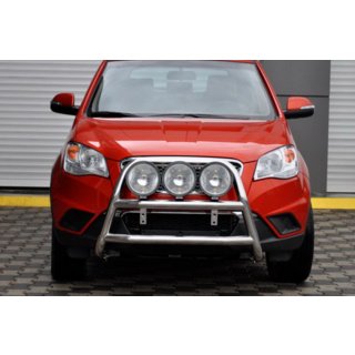 Defensa Delantera WT018 (Acero Inoxidable) SsangYong Korando 2010-2019 foto 3
