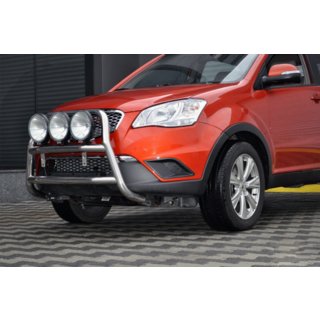 Defensa Delantera WT018 (Acero Inoxidable) SsangYong Korando 2010-2019 foto 2