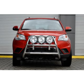 Defensa Delantera WT018 (Acero Inoxidable) SsangYong Korando 2010-2019 foto 1