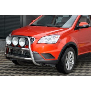 Defensa Delantera WT018 (Acero Inoxidable) SsangYong Korando 2010-2019 foto 4