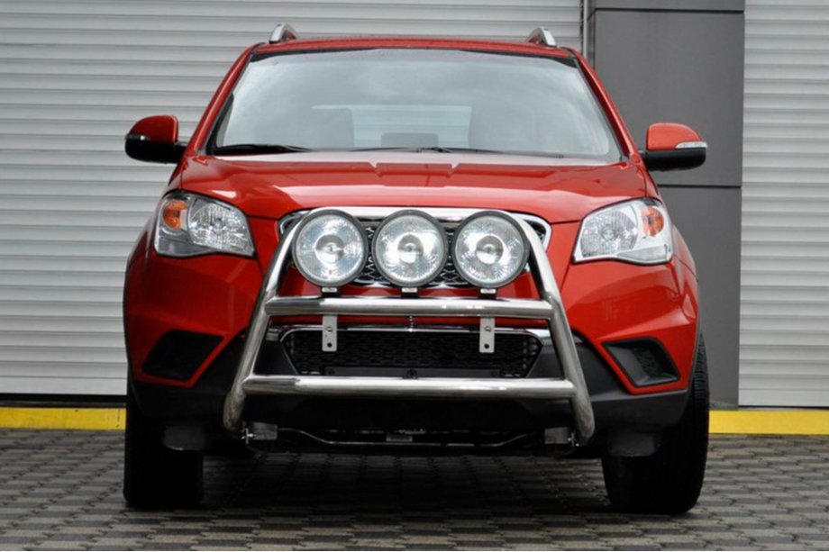 SsangYong Korando 2010-2019 Defensa Delantera WT018 (Acero Inoxidable) Image