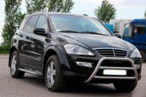 SsangYong Kyron 2005-2014 Defensa Delantera WT022 Acero Inoxidable foto 3