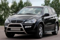 SsangYong Kyron 2005-2014 Defensa Delantera WT022 Acero Inoxidable foto 1
