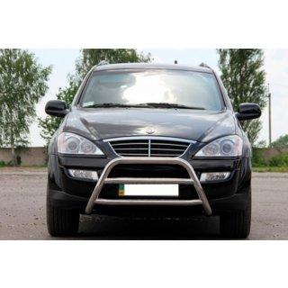 Defensa Delantera WT022 Acero Inoxidable SsangYong Kyron 2005-2014 foto 2