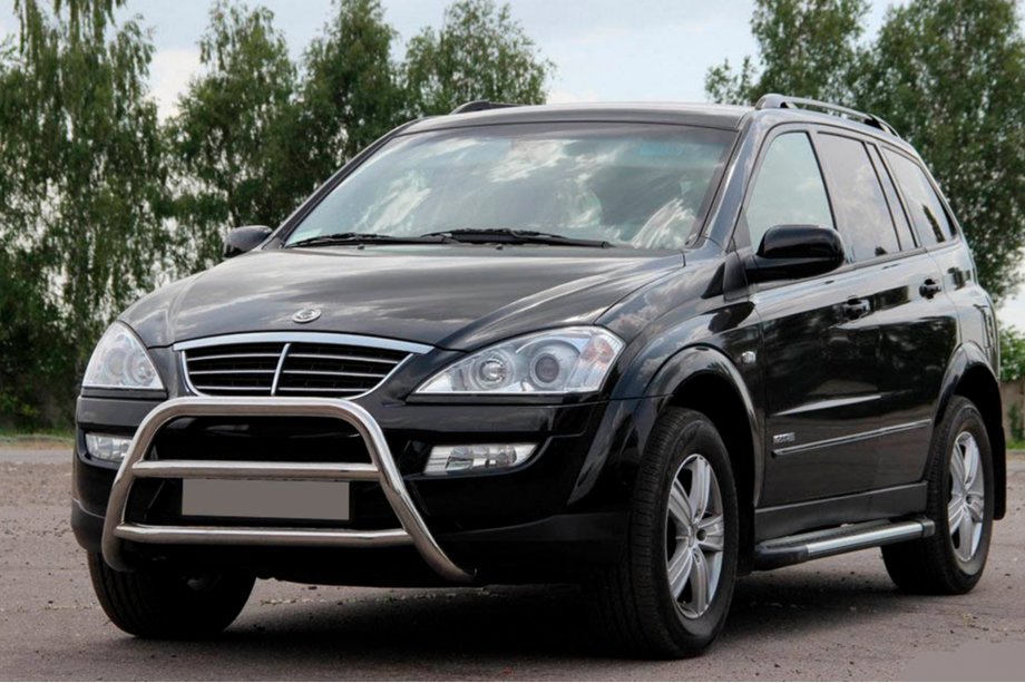 SsangYong Kyron 2005-2014 Defensa Delantera WT022 Acero Inoxidable Image