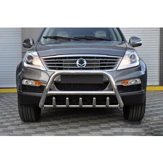 Defensa Delantera WT003 (Acero Inoxidable) SsangYong Rexton I 2001-2017 foto 3
