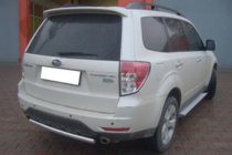 Subaru Forester 2008-2013 Barra Trasera AK002 (Acero Inoxidable) foto 2