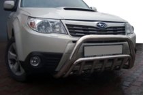 Subaru Forester 2008-2013 Defensa Delantera WT002 (Acero Inoxidable) foto 1