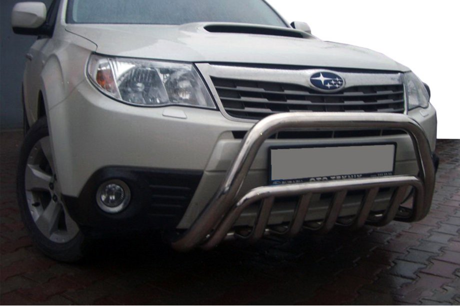 Subaru Forester 2008-2013 Defensa Delantera WT002 (Acero Inoxidable) Image
