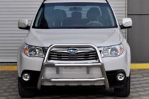 Subaru Forester 2008-2013 Defensa Delantera WT018 (Acero Inoxidable) foto 4