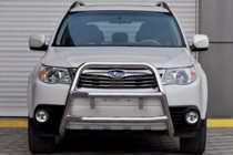 Subaru Forester 2008-2013 Defensa Delantera WT018 (Acero Inoxidable) foto 1