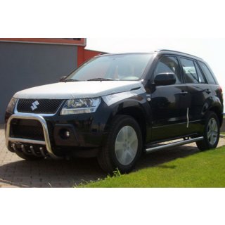 Defensa Delantera QT006 (Acero Inoxidable) Suzuki Grand Vitara 2005-2017 foto 1