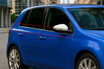 Volkswagen Golf 6 2008-2014 Molduras de Ventana (4 uds, Acero Inoxidable) OmsaLine - Acero Inoxidable Italiano foto 2