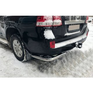 Esquinas traseras AK003 (2 uds., acero inoxidable) Toyota Land Cruiser 200 2007-2021 foto 1