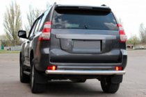 Toyota Land Cruiser Prado 150 2009-2023 Barra Trasera AK002 (Acero Inoxidable) foto 2