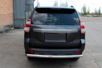 Toyota Land Cruiser Prado 150 2009-2023 Barra Trasera AK002 (Acero Inoxidable) foto 3