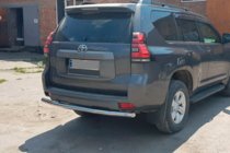 Toyota Land Cruiser Prado 150 2009-2023 Barra Trasera AK002 (Acero Inoxidable) foto 4