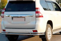 Toyota Land Cruiser Prado 150 2009-2023 Barra Trasera AK005-2 (Acero Inoxidable) foto 1
