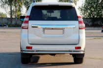 Toyota Land Cruiser Prado 150 2009-2023 Barra Trasera AK005-2 (Acero Inoxidable) foto 2