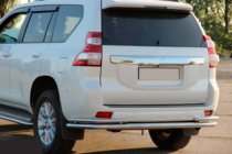 Toyota Land Cruiser Prado 150 2009-2023 Barra Trasera AK005-2 (Acero Inoxidable) foto 3