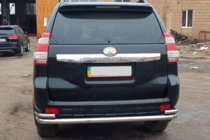 Toyota Land Cruiser Prado 150 2009-2023 Barra Trasera AK005-2 (Acero Inoxidable) foto 6